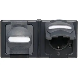 Kopp 131215003 BLUE ELECTRIC-Schutzkontakt-Steckdose
