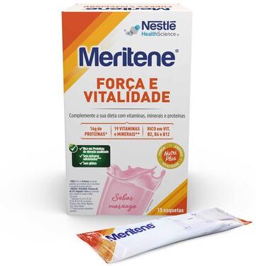 Meritene Força e Vitalidade Morango 450 gr