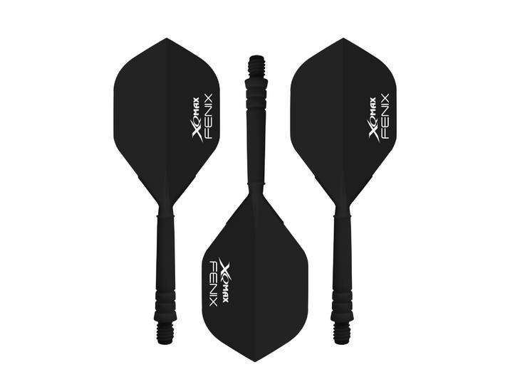 XQMAX Fenix Flight und Shaft 22 mm 3er Set schwarz