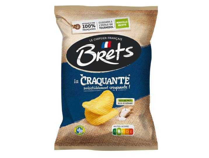 BRETS chips craquant sel 125g