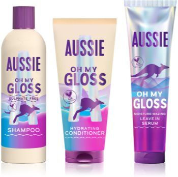 Aussie Oh My Gloss Gift Box coffret para hidratação e brilho . Oh My Gloss Gift Box