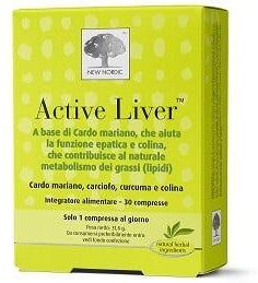 New Nordic Active Liver Integratore Epatico 30 Compresse
