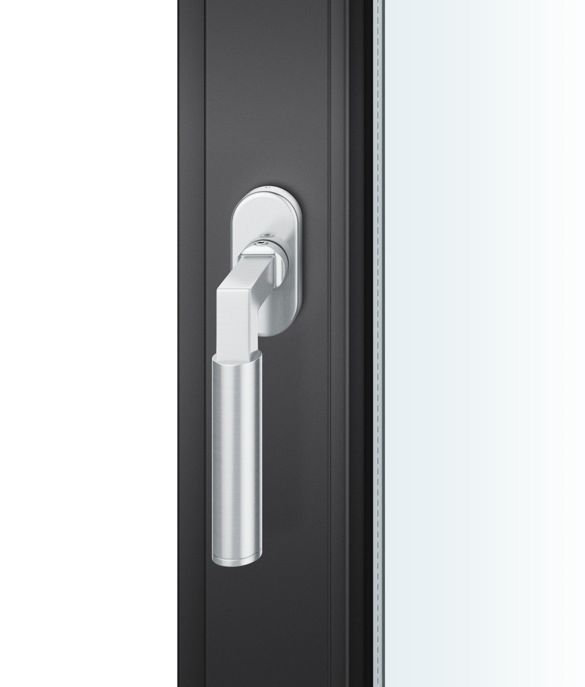 FSB Fenstergriff 34 1102, Standard, oval,Vierkant 7/24-38, edelstahl fein matt 0 34 1102 09039 6204