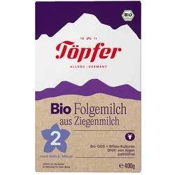 TÖPFER Bio Folgemilch auf Ziegenmilchbasis 2 400 g