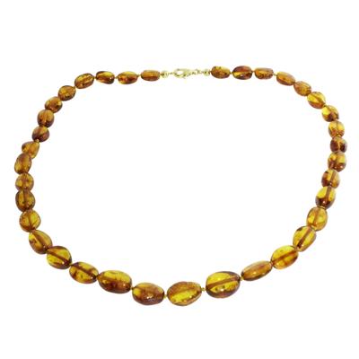 Gliederkette OSTSEE-SCHMUCK "Ostsee-Schmuck Kette Tocessa Kette Tocessa" Gr. 45, braun, Halsketten, Damen, 45cm, Bernstein, L: 42, Gliederkette