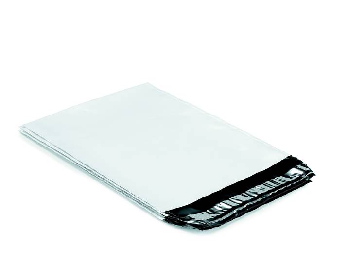 RAJA Pochette plastique d'expédition opaque 480 x 320 mm 80 microns - fermeture adhésive - Lot de 100