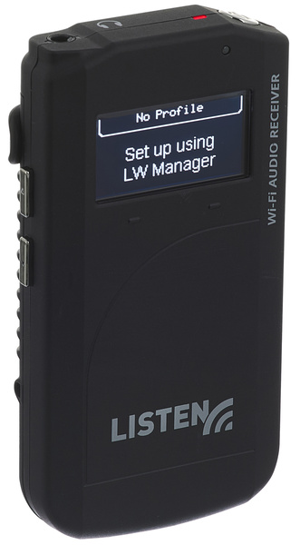 Listen Technologies LWR-1050-E0 nero