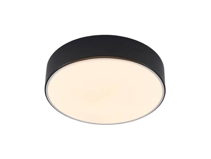 Lindby LED Deckenlampe in schwarz matt, weiß, Deckenleuchte rund