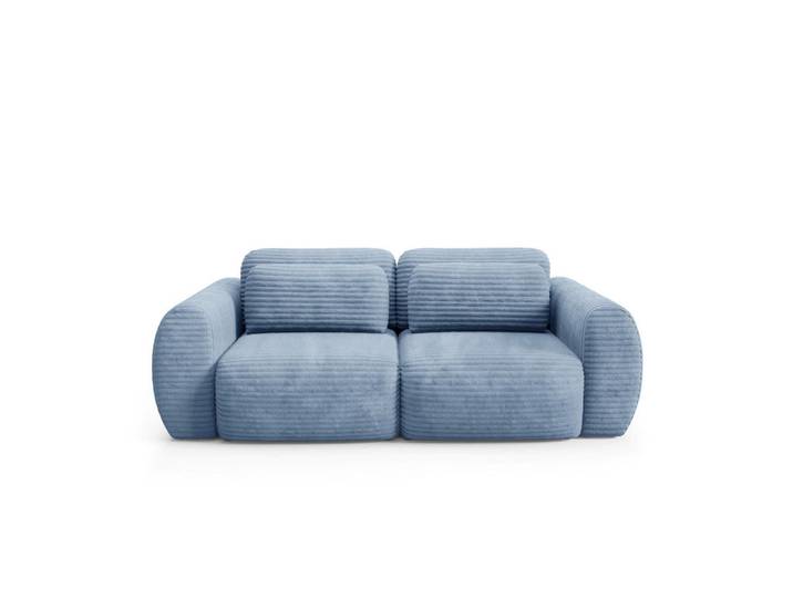 Furnisell Schlafsofa mit Bettkasten Blau, Kunststoff, 266x95x110 cm, Babymöbel & Kindermöbel, Kinderzimmer & Jugendzimmer, Schlafsofas