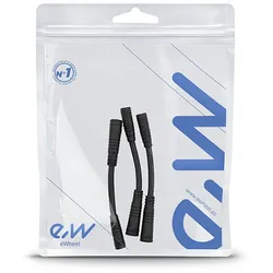 Wasserdichter Adapter M6 Buchse auf M8 Buchse (3 Pins) – 3er-Pack