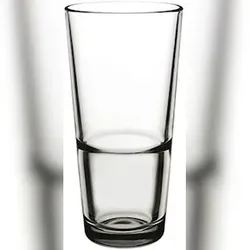 Pasabahce Satz von 12 großen Gläsern, Transparent, Glas Cl 48