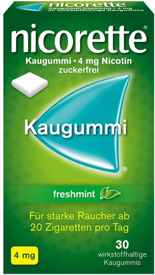 nicorette® Kaugummi 4 mg freshmint