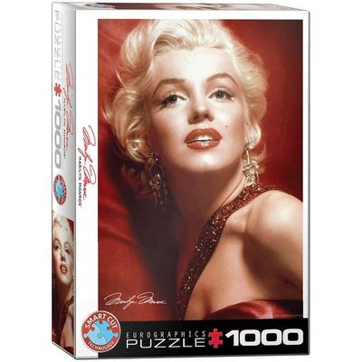 Marilyn Monroe Portrait in Rot (Puzzle)