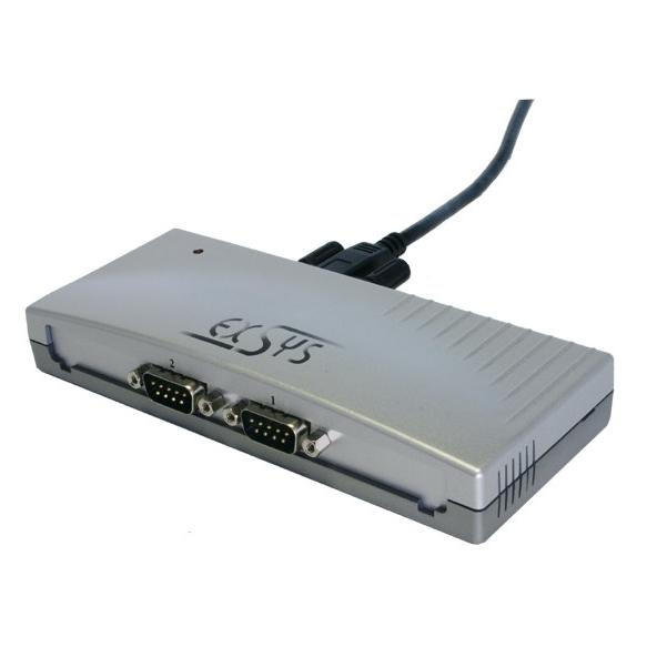 Exsys EX-1332V, USB zu 2S Seriell RS232 Port (FTDI Chip) (EX-1332V)