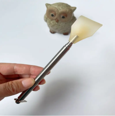 Retailers Go Durable PVC Extendable Cactus Back Scratcher With Spikes, Retractable One Hand Itch Stick sliver