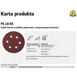 Klingspor, Schleifmittel, 50 x Schleifscheiben ps18ek 150 mm Körnung 40 KLETTVERSCHLUSS Haken & Schleife (40)