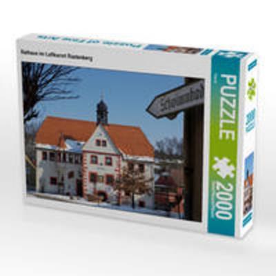 CALVENDO Puzzle Rathaus im Luftkurort Rastenberg | 2000 Teile Lege-Größe 90 × 67 cm Foto-Puzzle für glückliche Stunden