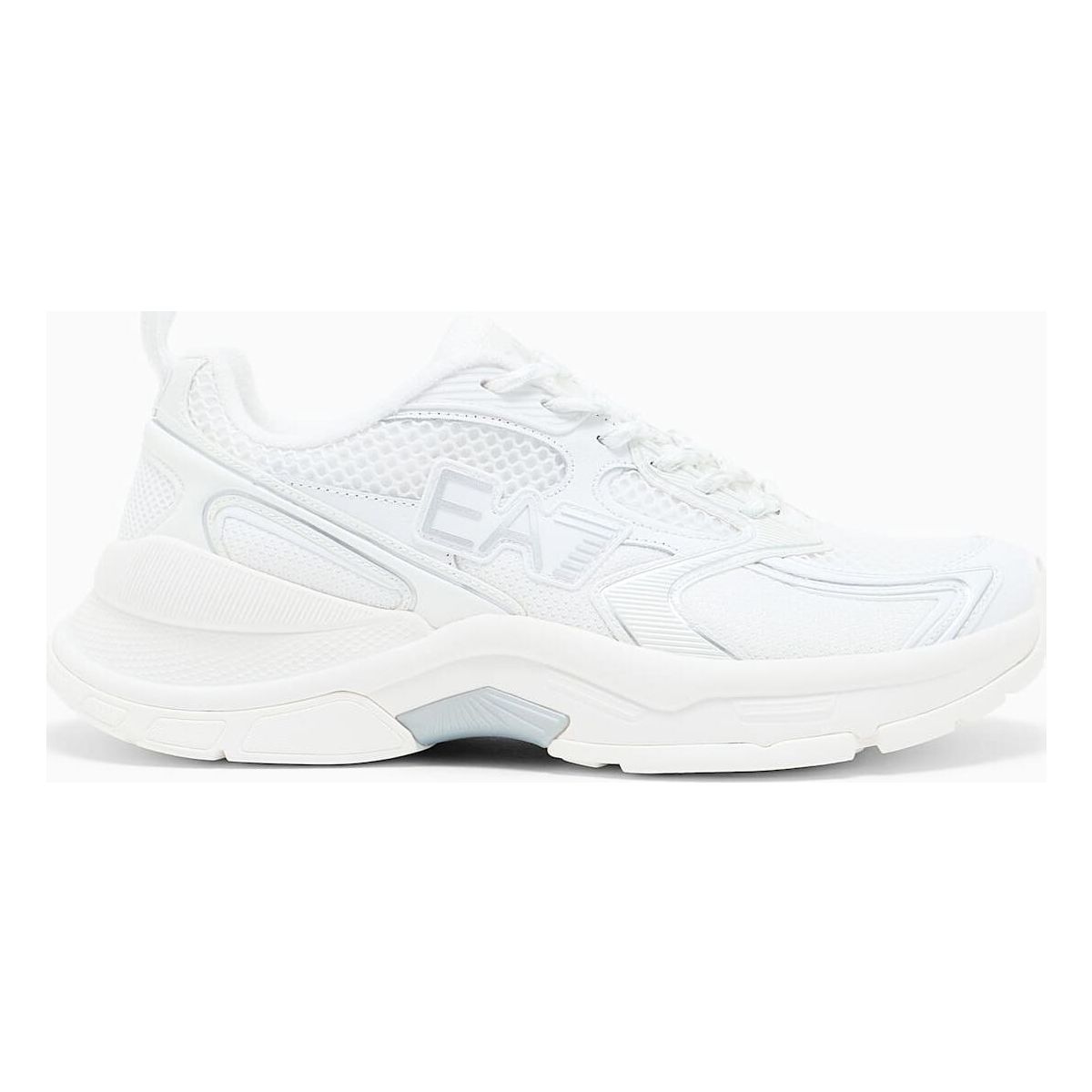 EA7 Sneaker - Sneaker Predator Pearl Pu+kpu+tumble Leather+mirror Pu+mesh+tpu triple white+silver (M0196) 5 X8X249 XK446-M0196-5