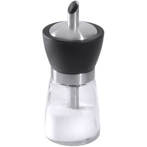 Contacto Zuckerstreuer 335/100, Dosierer mit Ausgießrohr, für Kristallzucker, aus Glas mit Edelstahlverschluss, 125 ml
