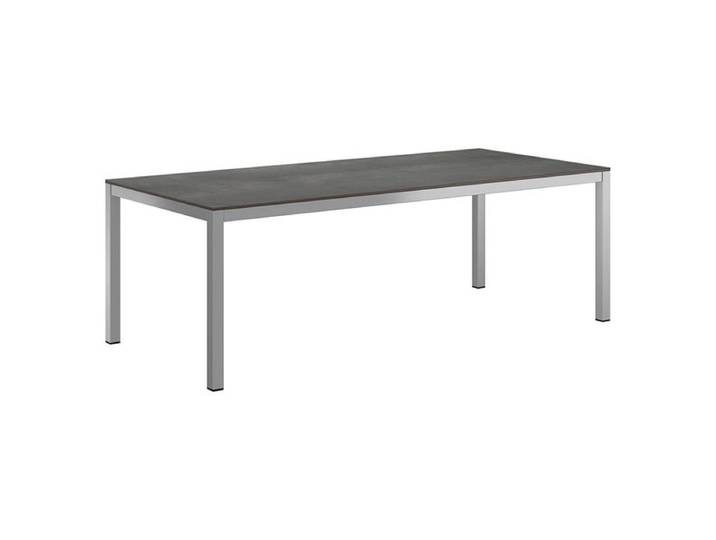 OUTLIV. Gartentisch 220x100cm Edelstahl/HPL