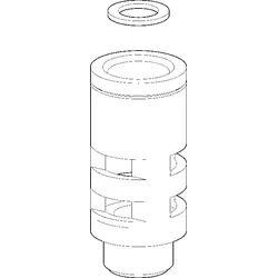 Hansa Rohrunterbrecher 59911330 Bauform A2, chrom