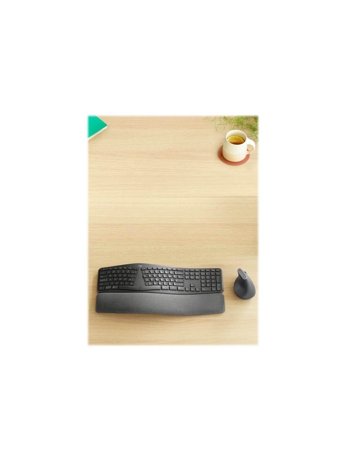 Logitech ERGO K860 - keyboard - AZERTY - French - graphite - Tastatur - Französisch - Schwarz