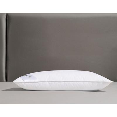 Federkopfkissen FJÖDUR "Fabiennes", weiß, B:80cm L:80cm, Bezug: 100% Baumwolle. Füllung: 85% Federn, 15% Daunen, Kopfkissen