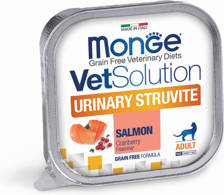 Monge Vet Solution Gatto Urinary Struvite Vaschetta 100G POLLO