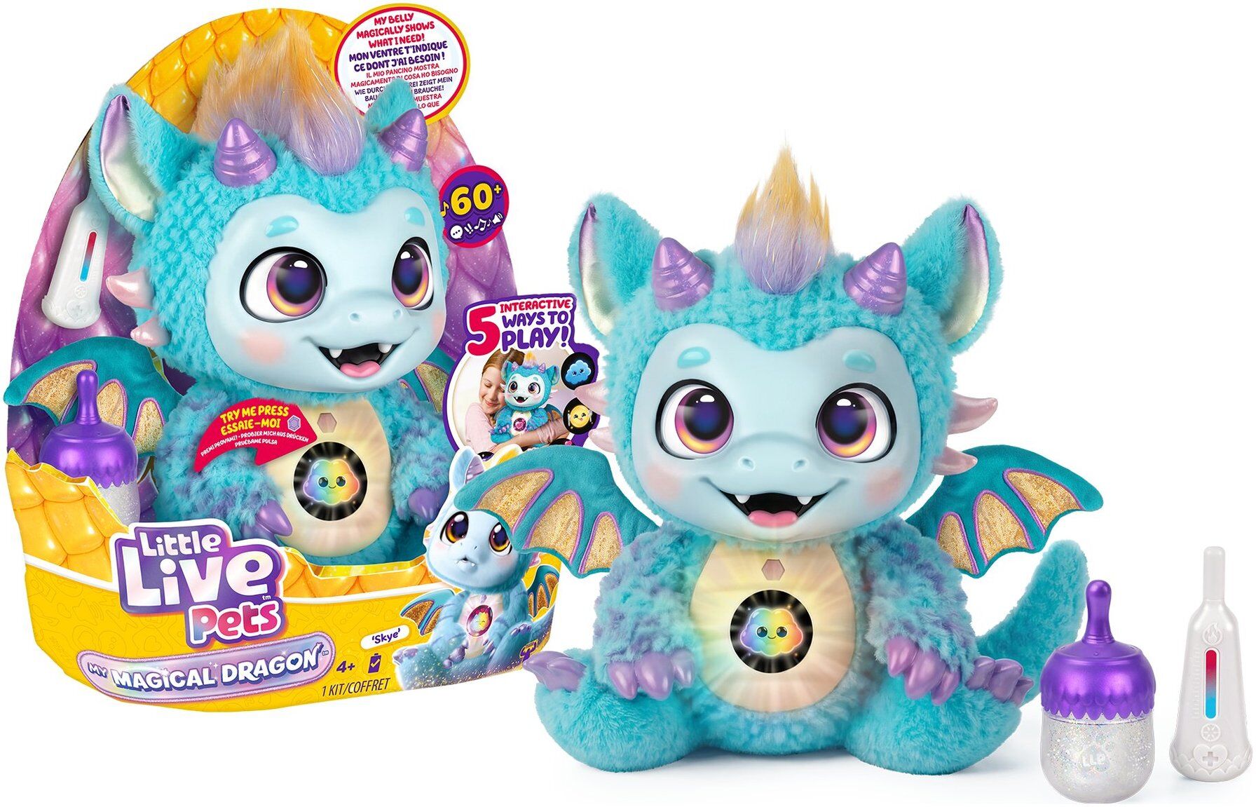 Animale Interattivo Rocco Giocattoli 20486319 LITTLE LIVE PETS Peluche