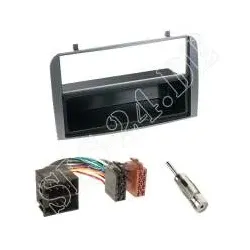 Autoradio 1-DIN Einbaurahmen Radioblende+Adapter Einbauset für Alfa Romeo 147...