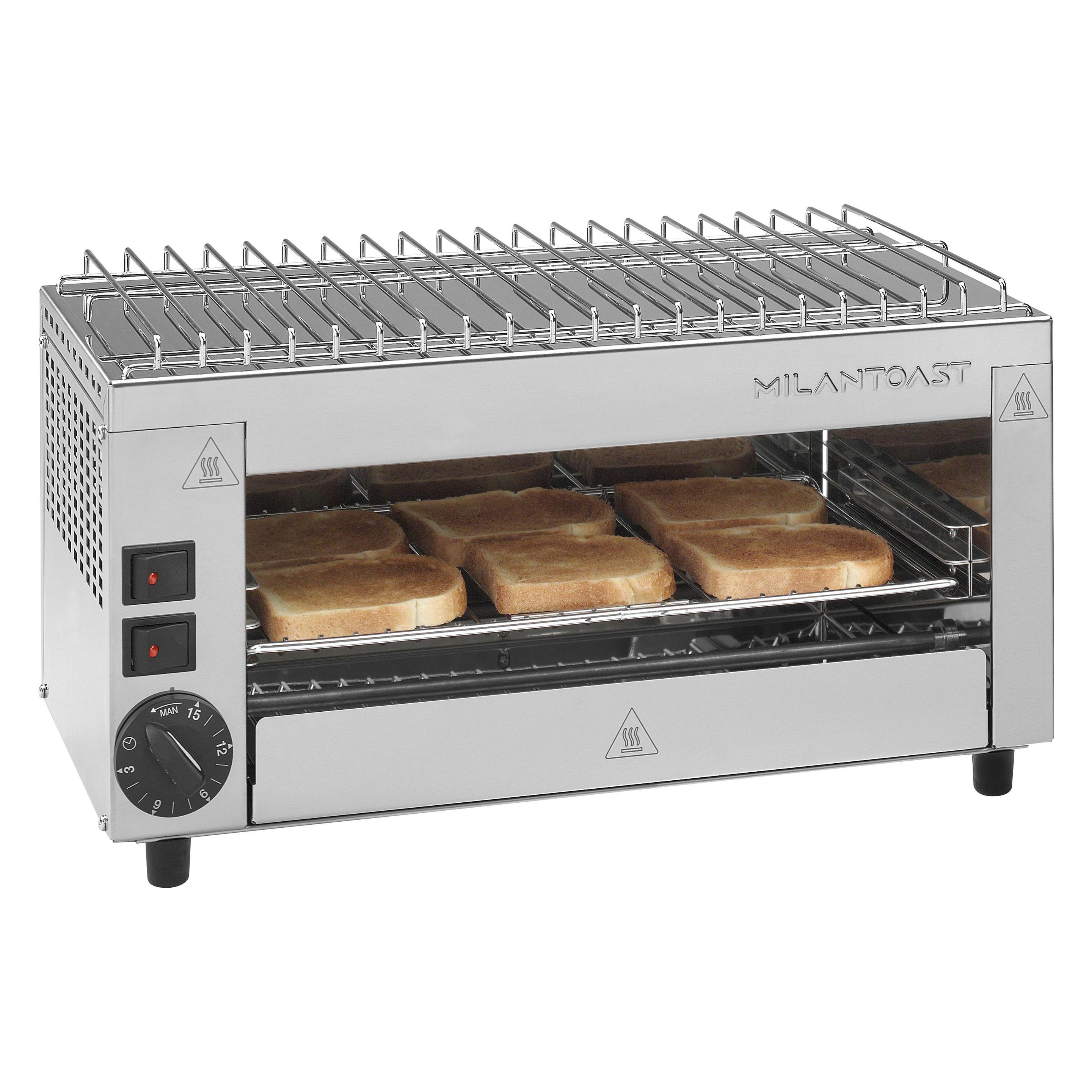 MilanToast Salamanderofen, 3 Plätze mit Zangen (14001)