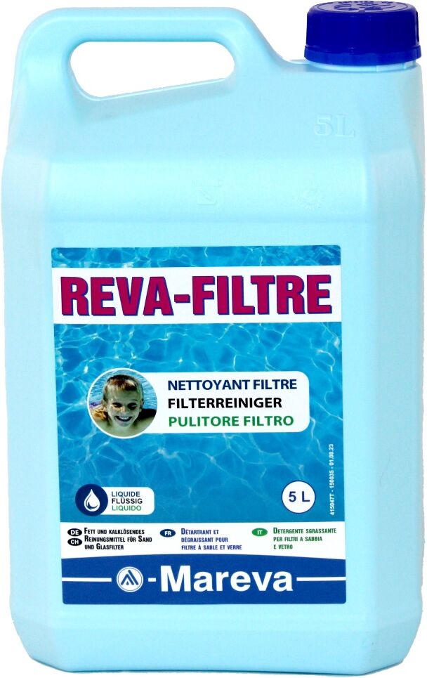 Mareva Nettoyant spécial filtre piscine REVA-FILTRE bidon 5L