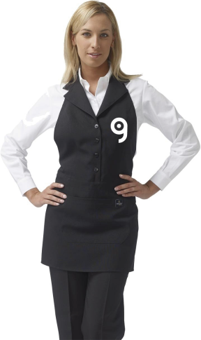 Parannanza Nadia antimacchia 100% poliestere, colore unico Personalizzate o neutre SIGGI HORECA