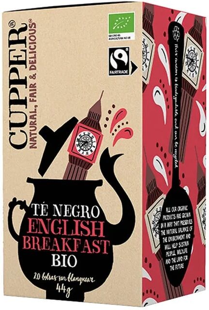 Cupper Classic English Breakfast Bio 20 Infusões