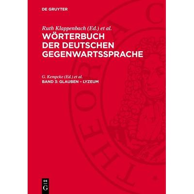 glauben – Lyzeum, Gebundene Ausgabe von , De Gruyter, 978-3-11-274746-9