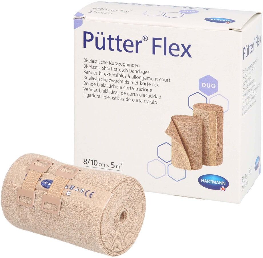 Pütter Flex Duo Binde 8/10 cmx5 m 2stk