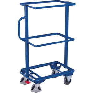 VARIOfit Eurokastenwagen sw-400.800, offene Rahmen, 610 x 410mm Ladefläche, 3 Etagen