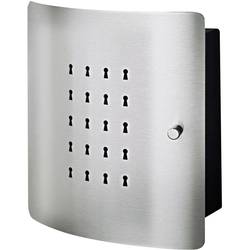 Burg Wächter Schlüsselkasten SLOT 6220/10 Ni 33530 Anzahl Haken 10 Edelstahl, Schwarz