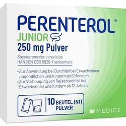 PERENTEROL Junior 250 mg Pulver Btl. 10 St