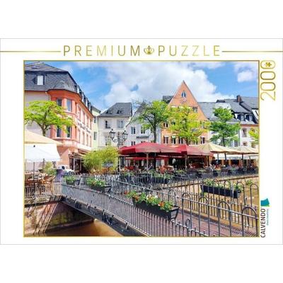 CALVENDO Puzzle Klein-Venedig der Stadt Saarburg in Rheinland-Pfalz | 2000 Teile Lege-Größe 90x67cm Foto-Puzzle für glückliche Stunden