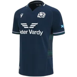 Macron, Unisex, Fussballtrikot, Heimtrikot Schottland 6NT 2023 (5XL), Blau, Weiss