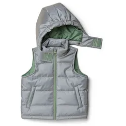 Tchibo - Reflektierende Kinder-Steppweste - Kinder - Gr. 122/128 - grün