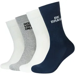 4er Pack s.Oliver Originals Baumwolle Tennissocken 5910 - blue nights 35-38