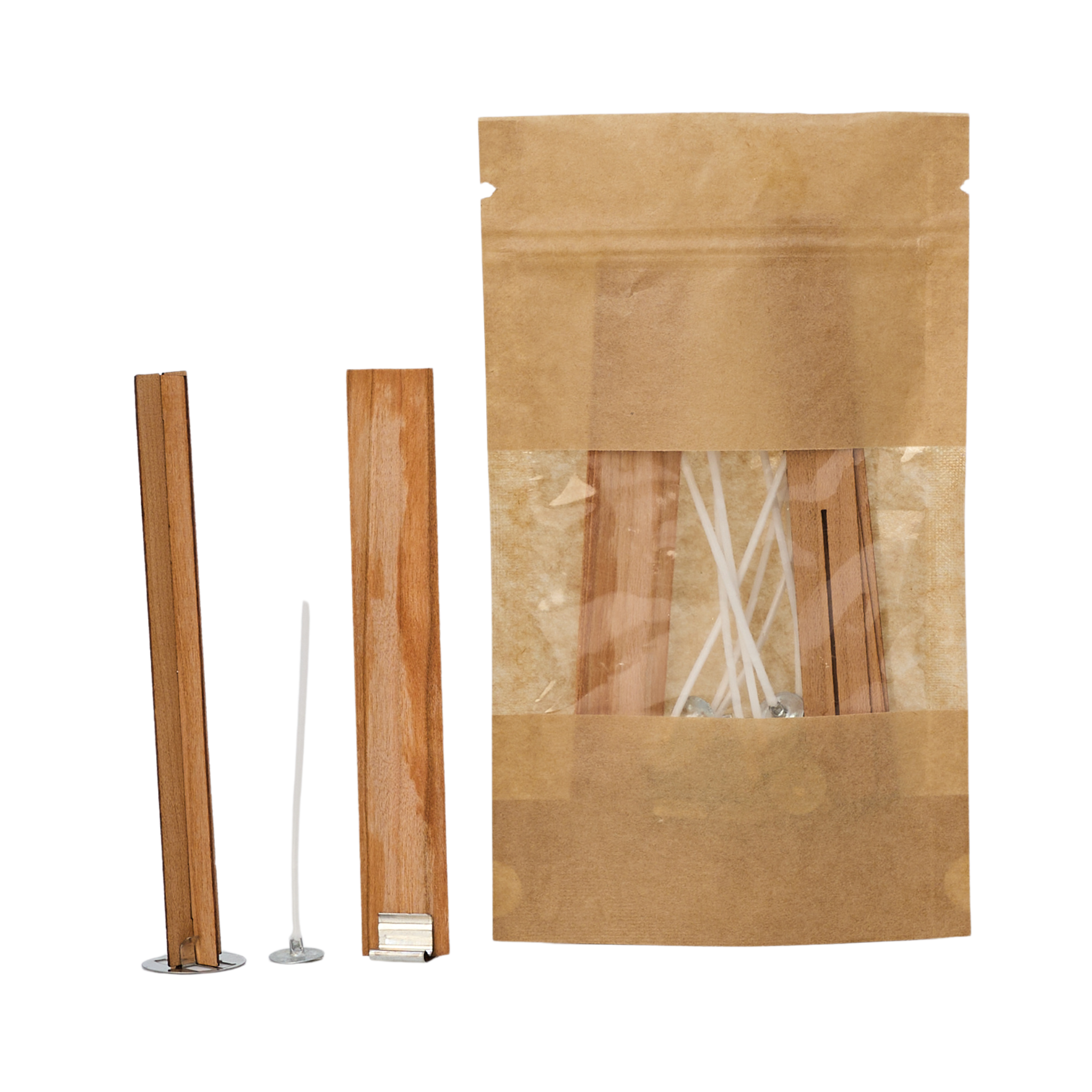 Natural Heroes Kaarslonten Mix Set - 24 stuks, 8 cm