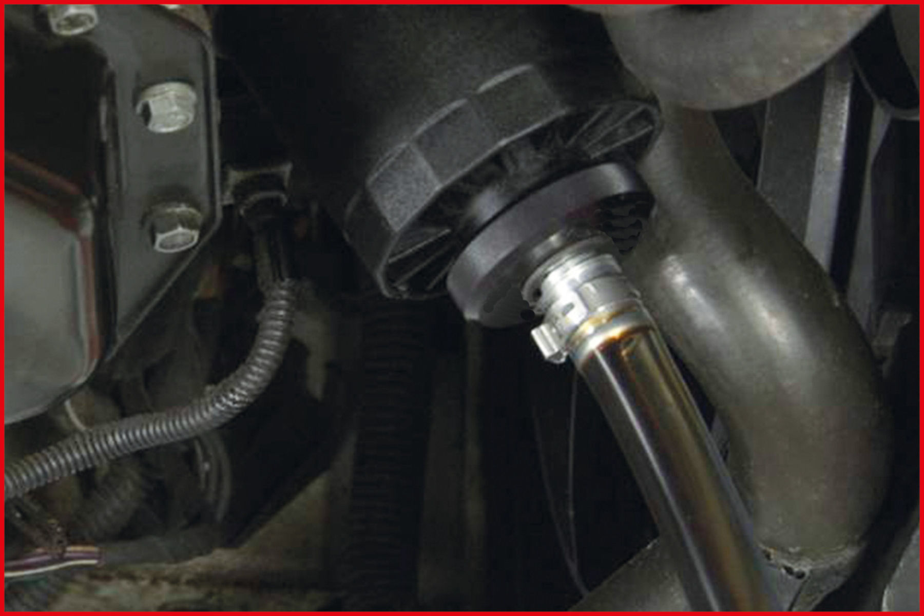 KS Tools Ölablass-Adapterschlauch, VAG 1,8L und 2,0L Benzin-Fahrzeuge (550.1291)