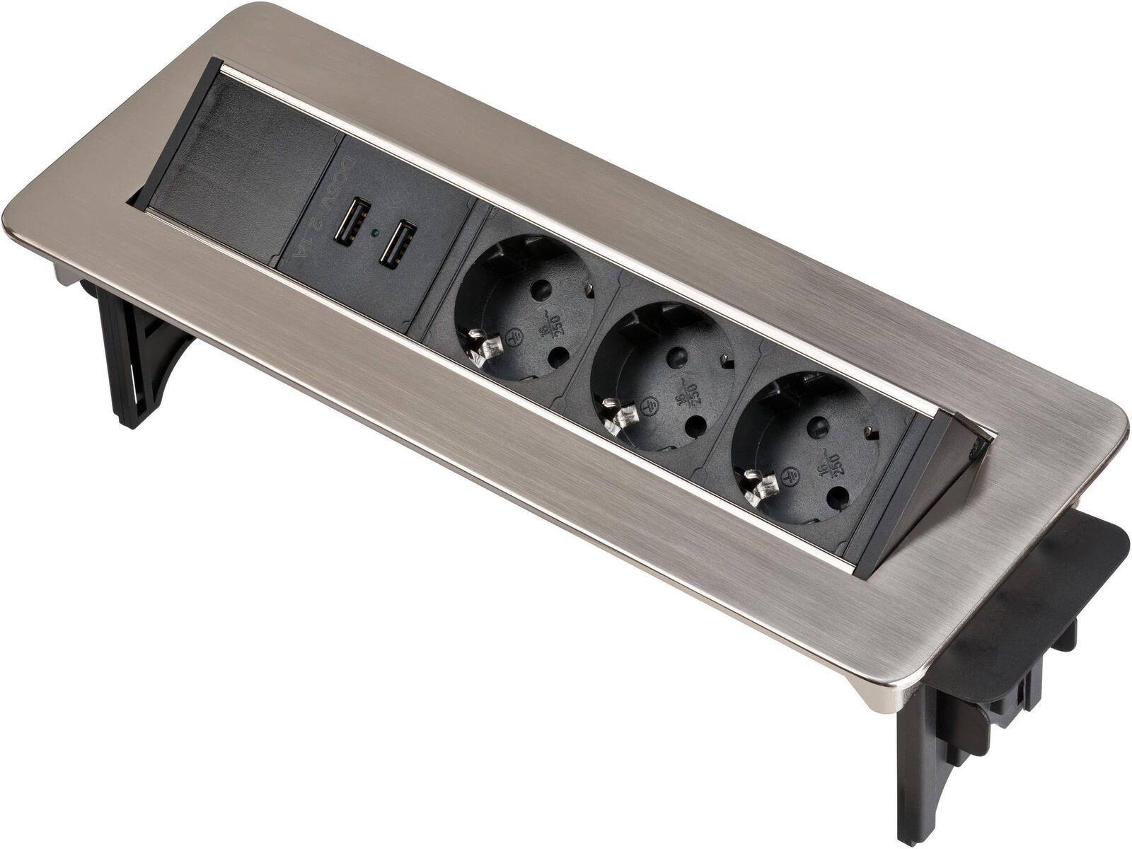 brennenstuhl Tischsteckdose Indesk Power 2 m 1396200113