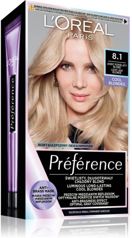 L’Oréal Paris Préférence farba do włosów odcień 8.1 COPENHAGEN 1 szt.