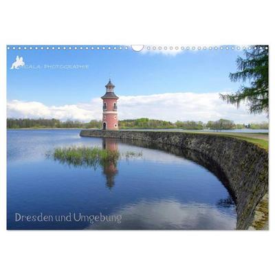 Dresden und Umgebung (Wandkalender 2026 DIN A3 quer), CALVENDO Monatskalender