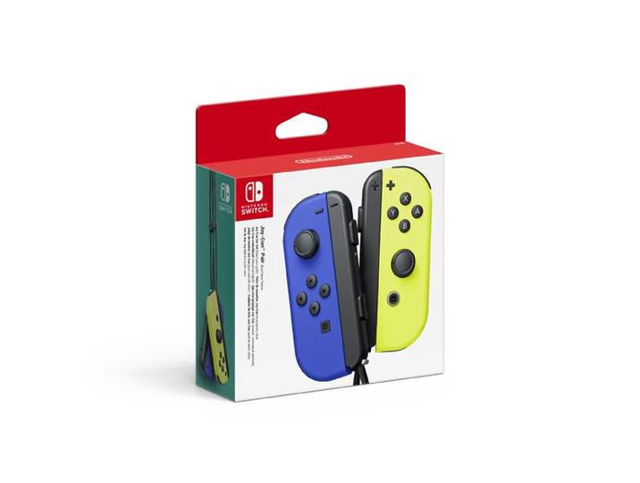 Paire de manettes Joy-Con - Gauche Bleue & Droite Jaune Néon (SWITCH)