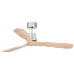 faro barcelona LANTAU L DC-Ventilator aus mattem Nickel/Kiefer
